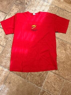 Men’s Size XL Cozumel Mexico Yellow Fish Red Graphic T-Shirt